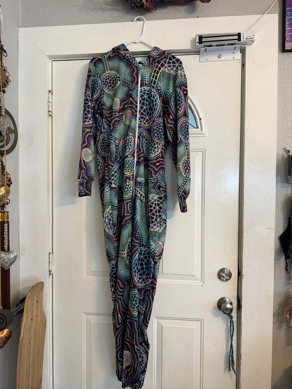 PAOM (Print All Over Me) Psychedelic Geometric Print Hooded Onesie